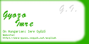 gyozo imre business card