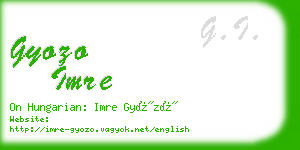 gyozo imre business card